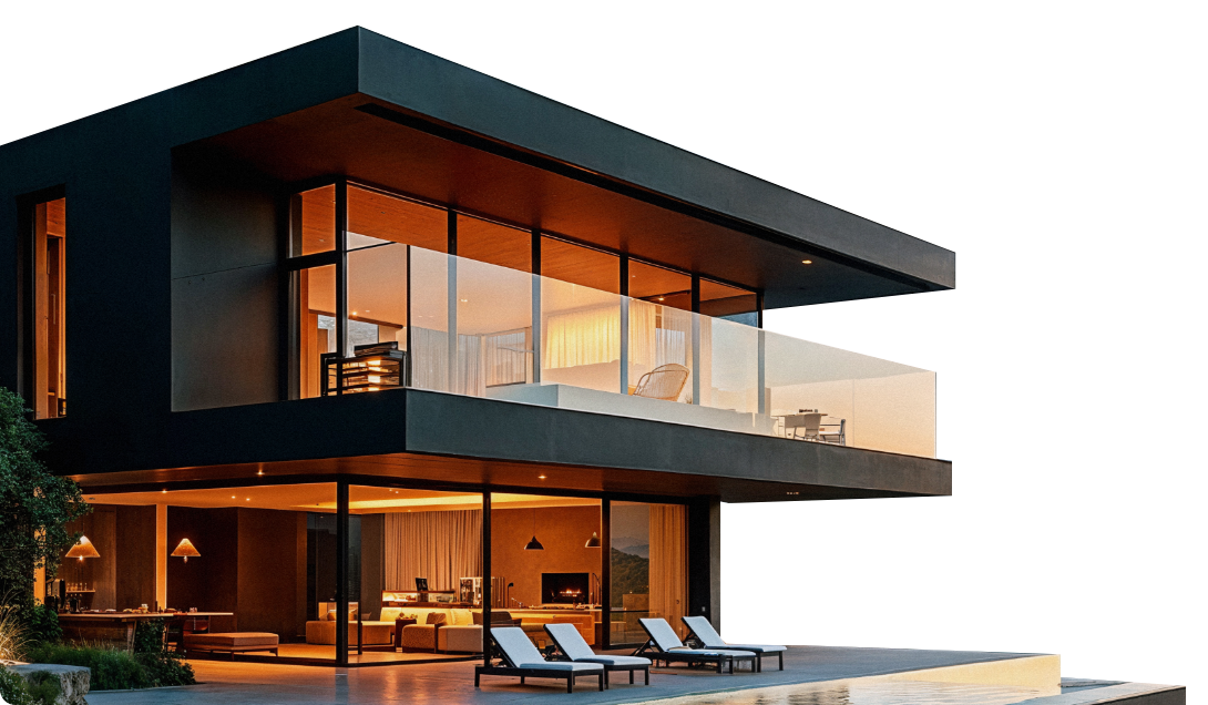 Modern house exterior